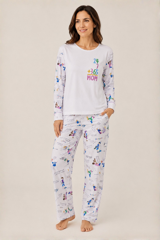 Mariana Pajamas Pants 100% Premium Cotton - Mamá Collection
