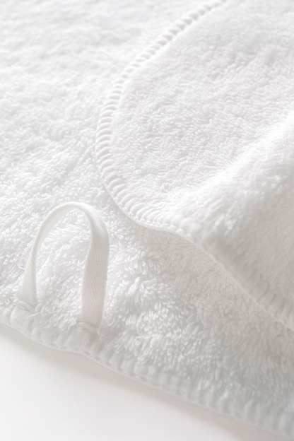 TOALLA DE BAÑO  LONG DOUBLE LOOP - BLANCO