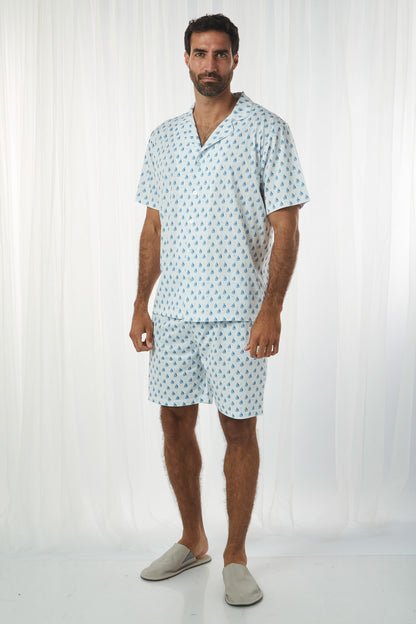 Pijama Domenico Short 100% algodón Premium - Fragata Collection