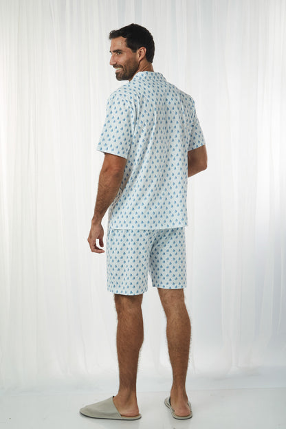 Pijama Domenico Short 100% algodón Premium - Fragata Collection
