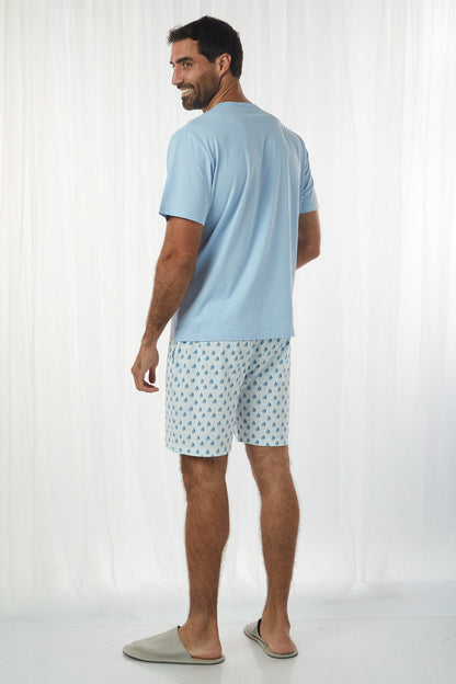 Pijama Piero Short 100% algodón Premium - Fragata Collection