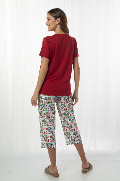 Pijama Mariana Culotte 100% algodón Premium -  Christmas Collection