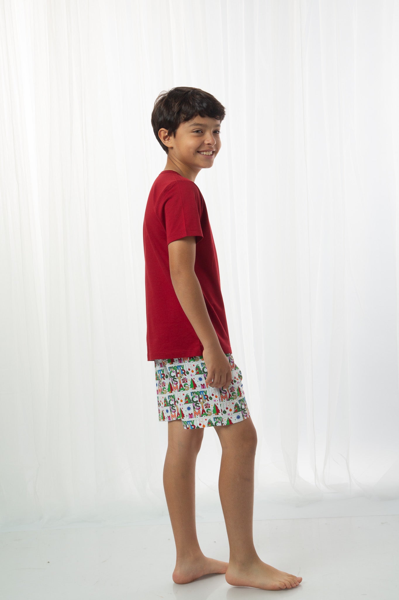 Pijama short 100% algodón Premium - Christmas Kids Collection