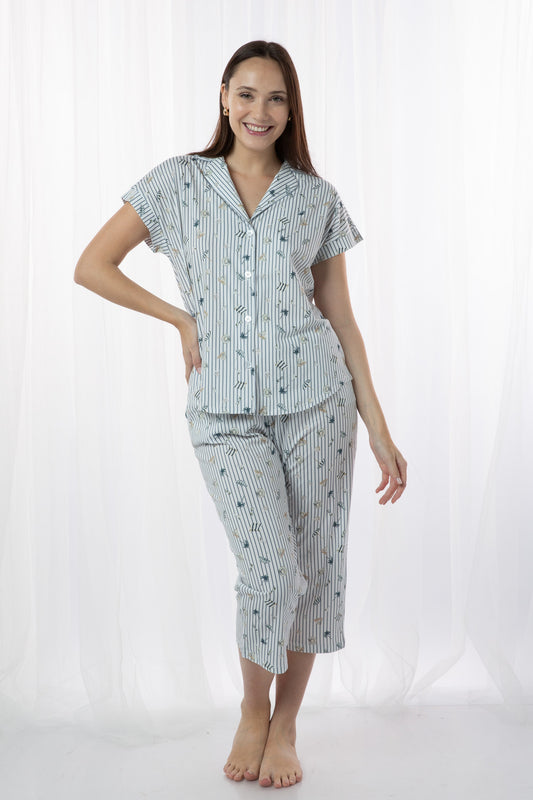 Pijama Claire Culotte 100% algodón Premium - Coté Collection
