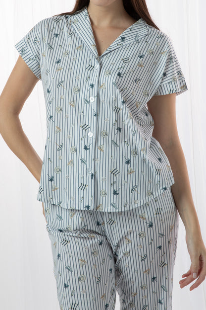 Pijama Claire Culotte 100% algodón Premium - Coté Collection