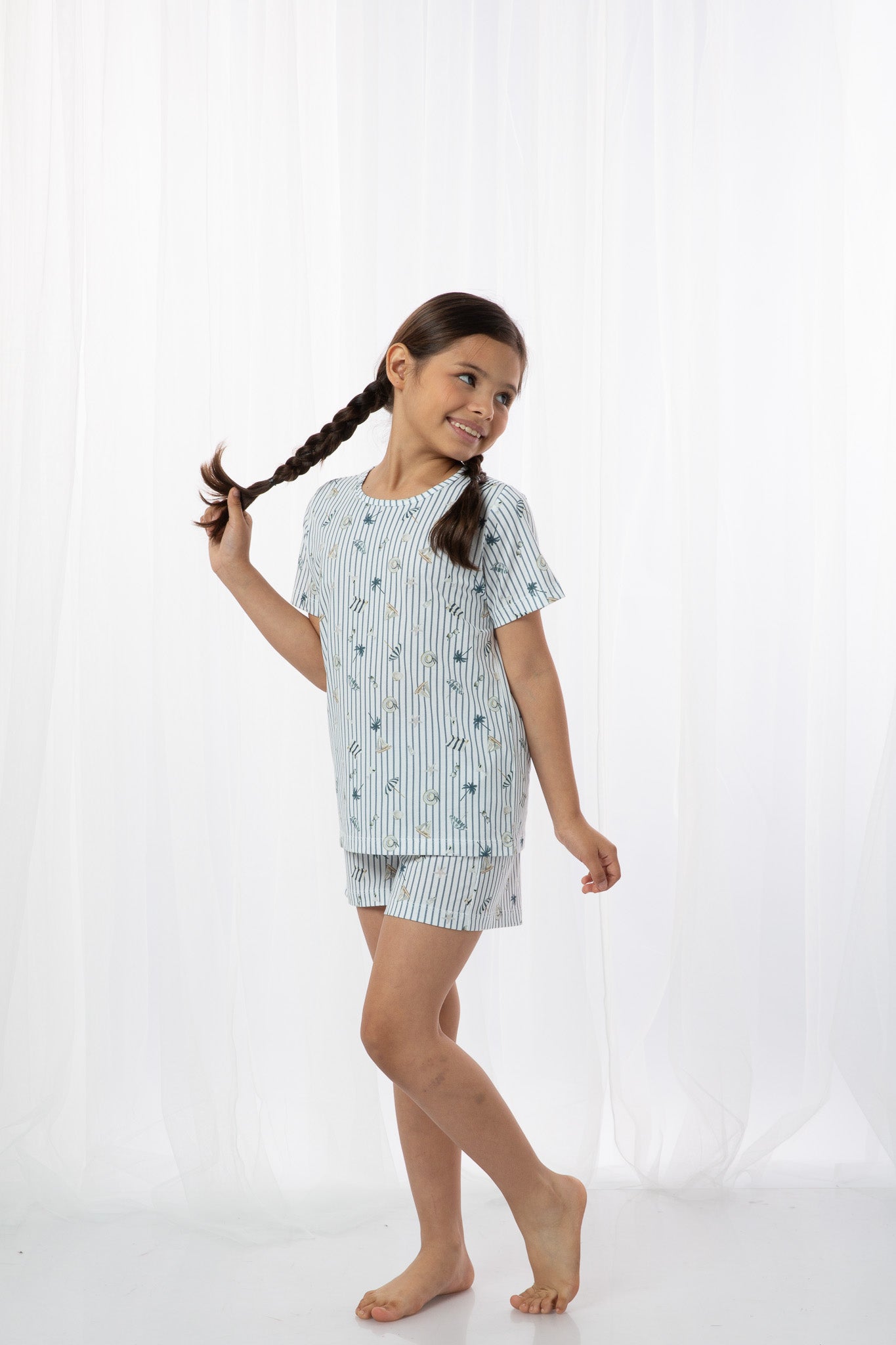 Pijama Marianita Short 100% algodón Premium - Coté Collection