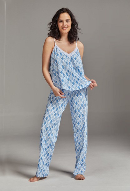 Pijama Sidney Pantalón 100% algodón Premium - Marruecos Collection